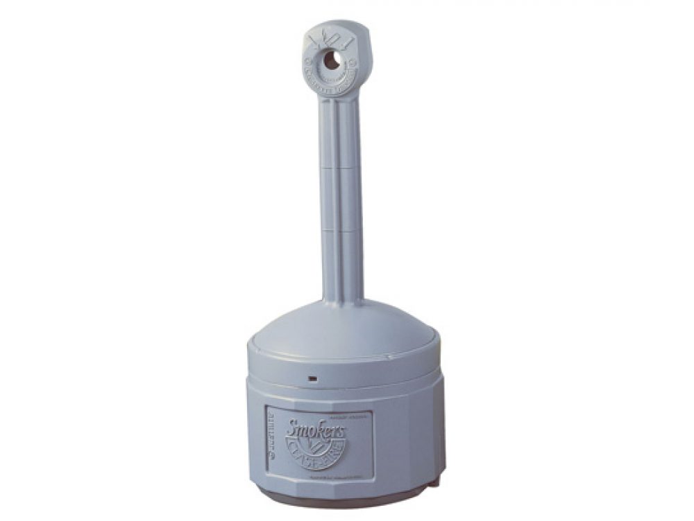 cigarette butt bucket Justrite® Original Smoker’s Cease-Fire® Cigarette Butt Receptacle, Cap. 4  gal, bucket incld, poly